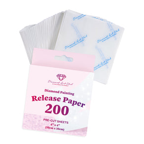 Diamond Painting 200 Sheets Double-Sided Diamond Painting Release Paper Squares
