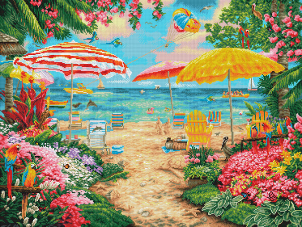 A Perfect Day at the Beach – Diamond Art Club