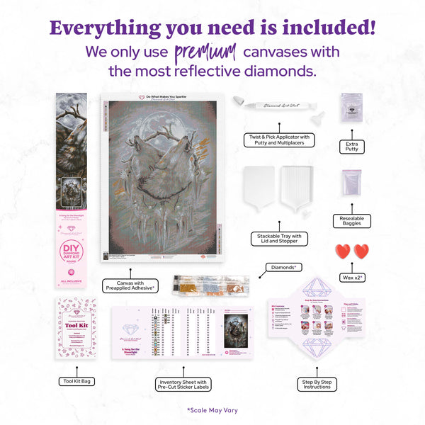 A Song for the Moonlight – Diamond Art Club