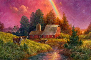 Diamond Painting After The Rain 38.6" x 25.6" (97.8cm x 65cm) / Square with 65 Colors including 2 ABs and 4 Fairy Dust Diamonds / 102,573