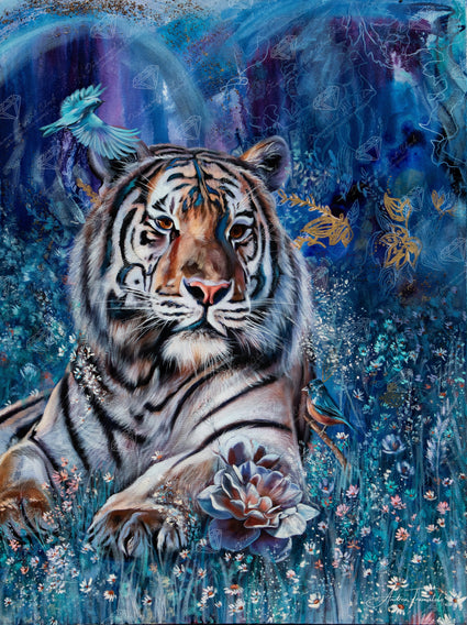 Diamond Painting After the Rain 25.6" x 34.3" (65cm x 87cm) / Square with 63 Colors including 3 ABs and 3 Fairy Dust Diamonds / 91,089