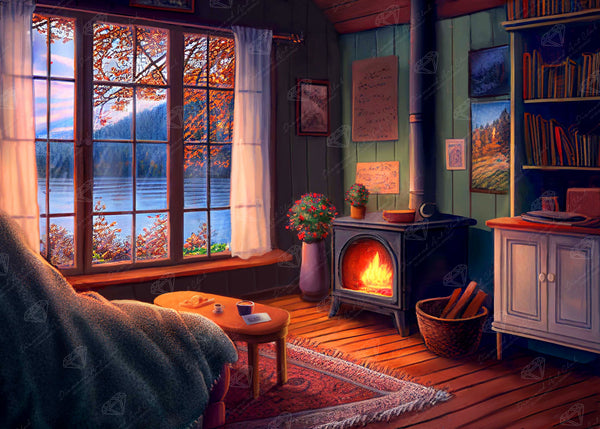 ダイヤモンドアートクラブ Afternoon Hearth afternoon-hearth-diamond-art-