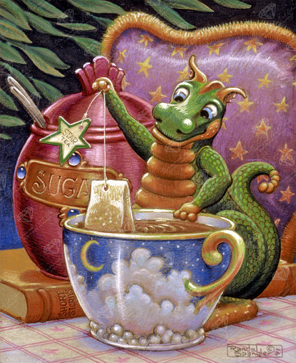 Diamond Painting Afternoon Tea 22" x 27″ (56cm x 69cm) / Round with 50 Colors including 3 ABs / 48,554