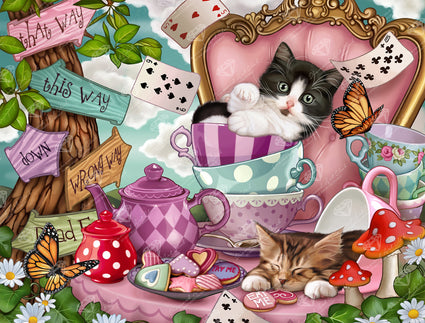 Diamond Painting Alice 31.1" x 23.6" (78.9cm x 60cm) / Square with 80 Colors including 2 ABs and 5 Fairy Dust Diamonds / 76,397