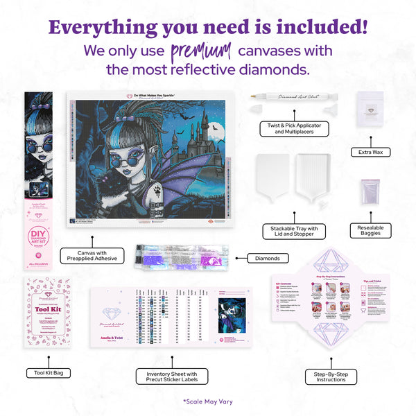ＤＡＣ　 Time DIY Diamond Art Kit Amelia & Twixt – Diamond Art Club