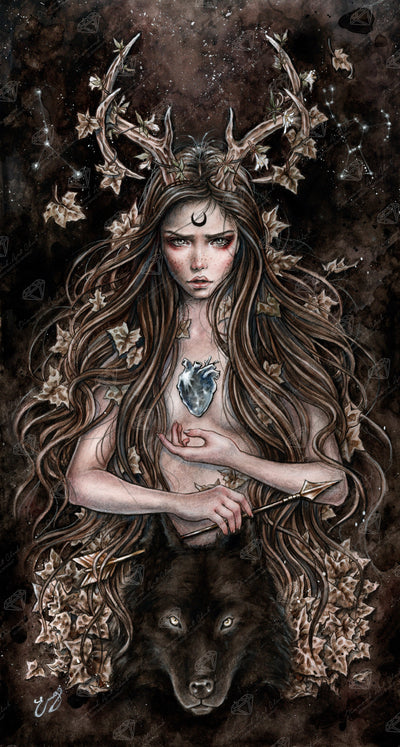 Diamond Painting Artemisa 22" x 41″ (56cm x 104cm) / Square with 31 Colors including 1 AB / 91,268