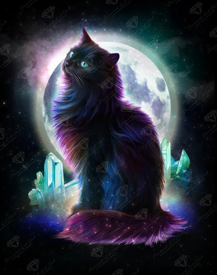 Diamond Painting Aura 22" x 28" (55.8cm x 70.7cm) / Square with 58 Colors including 1 AB and 1 Iridescent Diamond and 4 Fairy Dust Diamonds / 63,616