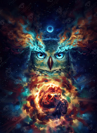 Diamond Painting Aurowla 13.0" x 17.3" (33cm x 44cm) / Round With 21 Colors Including 1 AB / 17,515