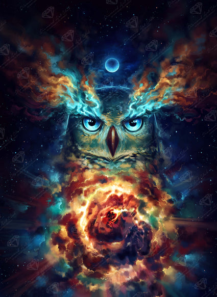 Diamond Painting Aurowla 13.0" x 17.3" (33cm x 44cm) / Round With 21 Colors Including 1 AB / 17,515