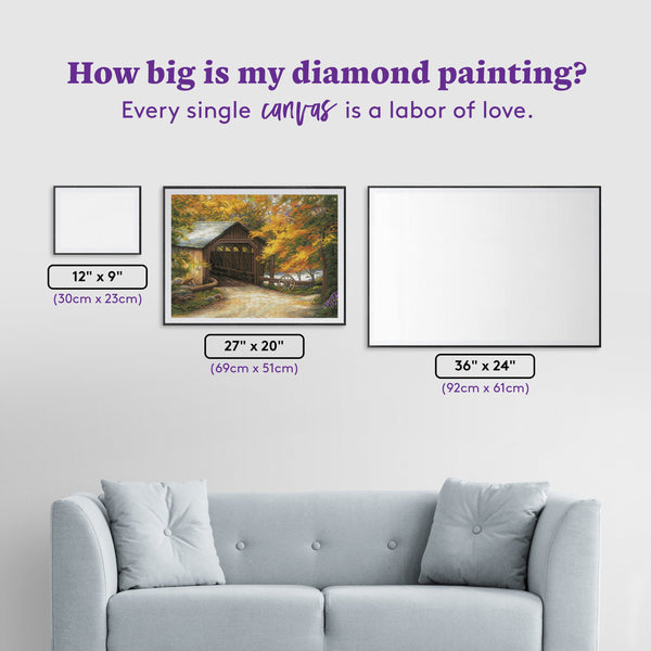 Autumn Bridge – Diamond Art Club