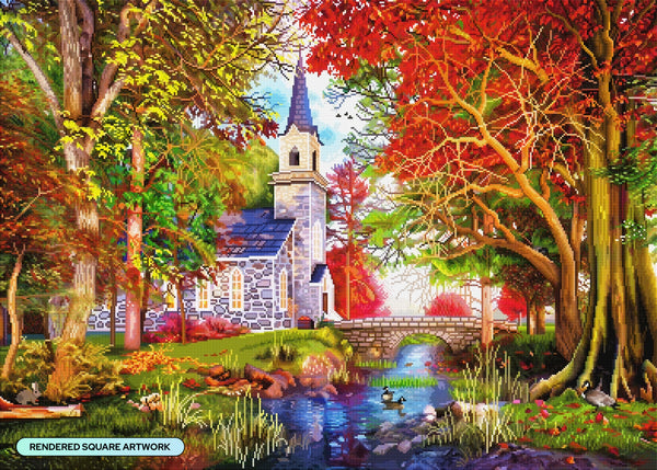 Autumn Chapel – Diamond Art Club
