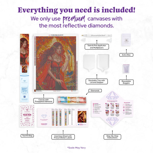 Autumn Fairy – Diamond Art Club
