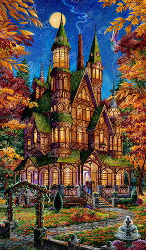 Diamond Painting Autumn Magic 27.6" x 47.2" (69.9cm x 119.7cm) / Square with 60 Colors including 2 ABs and 1 Frosted Diamond and 1 Fairy Dust Diamond / 135,161