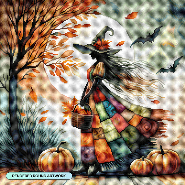 autumn-witch-diamond-art-