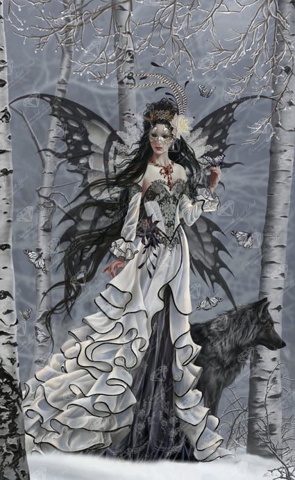 Diamond Painting Aveliad 27.6" x 44.9" (69.9cm x 113.8cm) / Square with 34 Colors including 1 AB and 1 Electro Diamond and 3 Fairy Dust Diamonds / 128,417