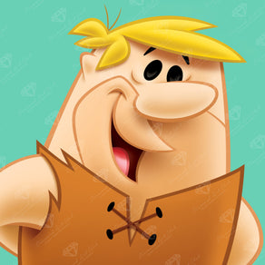 Diamond Painting Barney Rubble 13" x 13" (32.8cm x 32.8cm) / Round With 23 Colors including 1 AB Diamonds and 1 Fairy Dust Diamonds / 13689