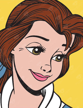 Diamond Painting Belle 13" x 17" (32.9cm x 42.8cm) / Square with 8 Colors including 2 Fairy Dust Diamonds / 22,704