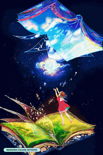 ダイヤモンドアートクラブ　DACキット　Between Two Tomes between-two-tomes-diamond-art-