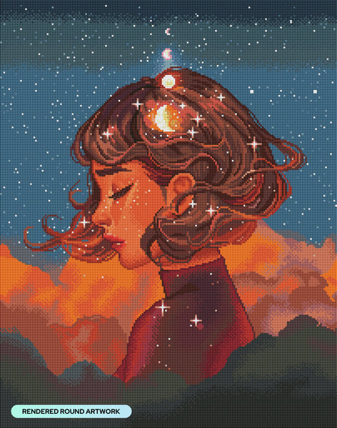 Beyond the Clouds Diamond Painting Kit – Diamond Art Club