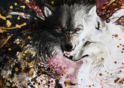 Diamond Painting Black and White 31" x 22" (78.7cm x 55.8cm) / Square with 47 Colors including 2 ABs and 1 Fairy Dust Diamonds and 2 Iridescent Diamonds / 70,784