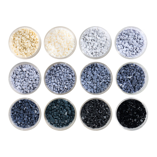 Bling Diamonds – Cool Gray Tones Square (Set of 12) – Diamond Art Club