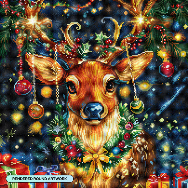 DAC　ダイヤモンドアートクラブ　BLITZEN Blitzen Diamond Painting Kit – Diamond Art Club