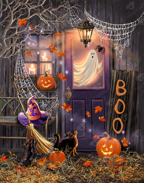 Diamond Painting BOO 22" x 28" (55.8cm x 70.7cm) / Square with 63 Colors including 3 ABs and 3 Fairy Dust Diamonds / 63,616