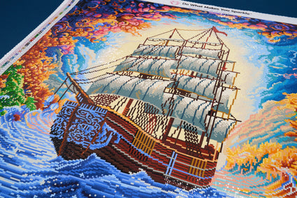 Diamond Painting Bountiful Voyage 27.6" x 37" (70cm x 94cm) / Square with 66 Colors including 2 ABs and 3 Fairy Dust Diamonds / 105,937