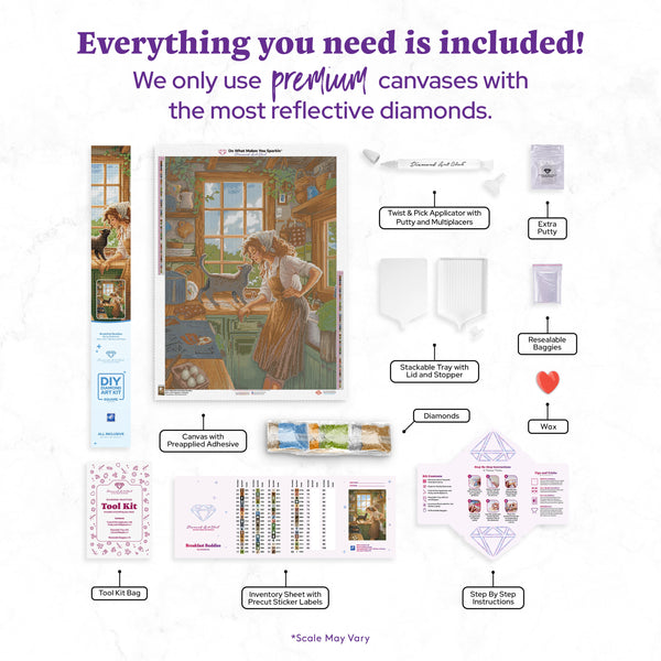 その他 DAC Breakfast Buddies Breakfast Buddies Diamond Painting Kit – Diamond Art Club