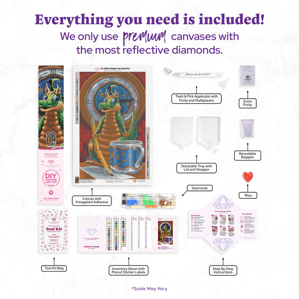 Caffeine Overload Diamond Painting Kit – Diamond Art Club