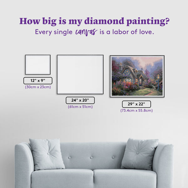 Candlelight Cottage Diamond Painting Kit – Diamond Art Club
