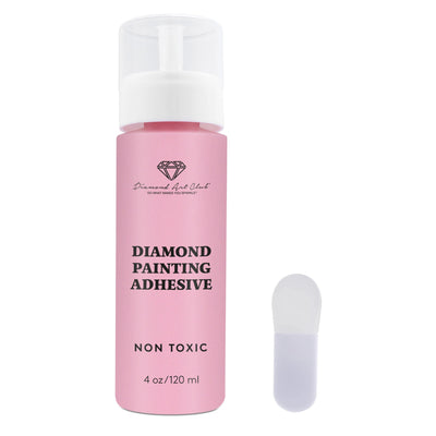 Diamond Painting Canvas Adhesive with Applicator (4oz / 120ml)
