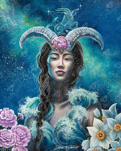 ダイヤモンドアートクラブ Capricorn 山羊座 capricorn-diamond-art-painting