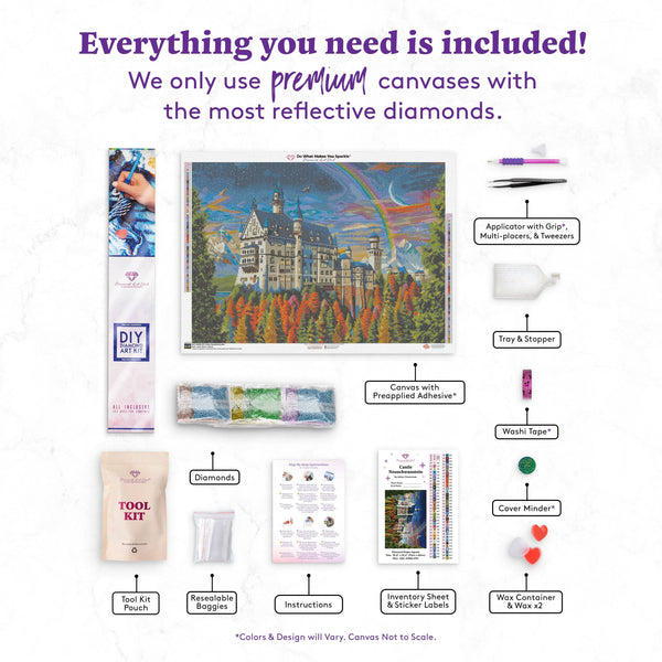Disney Castle Diamond Painting Kits 20% Off Today – DIY Diamond