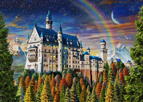 ダイヤモンドアートクラブ Castle Neuschwanstein castle-neuschwanstein-diamond-