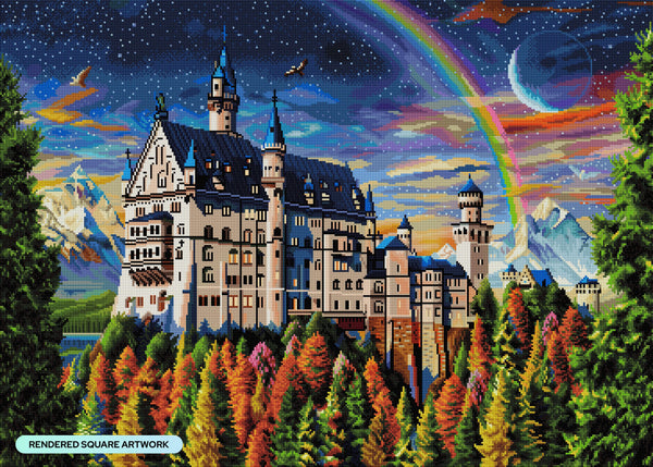 ダイヤモンドアートクラブCastle Neuschwanstein castle-neuschwanstein-diamond-