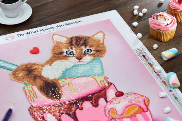 Cat & Cupcake – Diamond Art Club