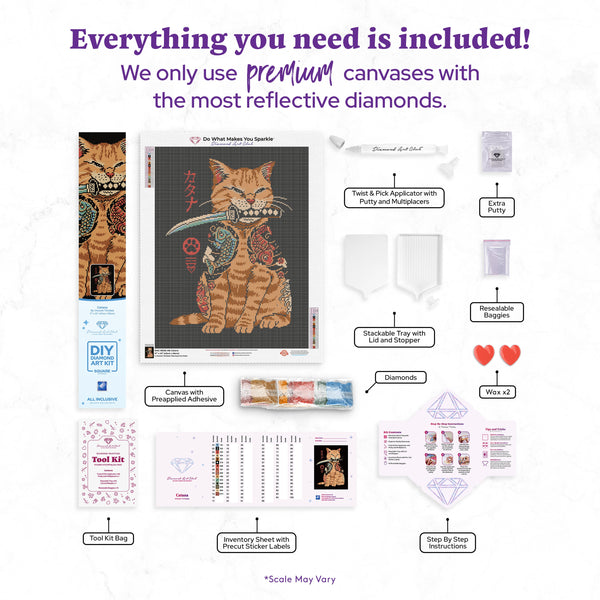 RARE* Diamond Art Club A STRANGE KIND OF CAT RARE* Diamond Art Club A STRANGE KIND OF CAT
