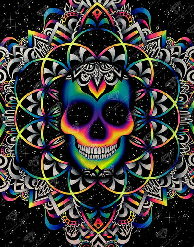 Diamond Painting Chaos 25.6" x 32.7" (65cm x 82.9cm) / Square with 42 Colors including 4 ABs and 2 Fairy Dust Diamonds / 86,913