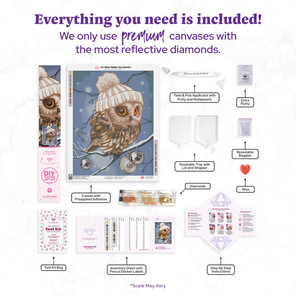 Christmas Owl – Diamond Art Club