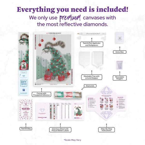 Christmas Tree Angel – Diamond Art Club
