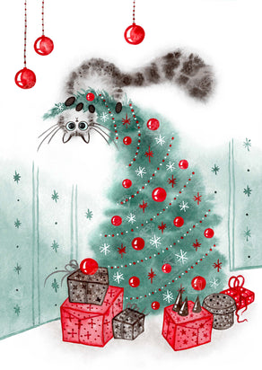 Diamond Painting Christmas Tree Angel 22" x 31" (55.8cm x 78.7cm) / Square With 35 Colors Including 1 AB and 1 Iridescent Diamond and 2 Special Diamonds and 2 Fairy Dust Diamonds / 70,784