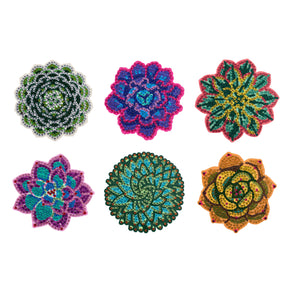 Diamond Painting Coasters - Succulents 4" x 4" (10cm x 10cm) / Round with 0 Colors / 0