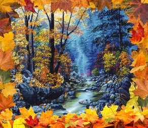 Diamond Painting Colors of Oak Creek 31.9" x 27.6" (80.9cm x 69.9cm) / Square with 71 Colors including 2 ABs and 3 Fairy Dust Diamonds / 91,325