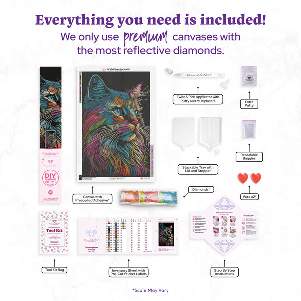 ダイヤモンドアートクラブDACLake Serenity DIY Art Kit  