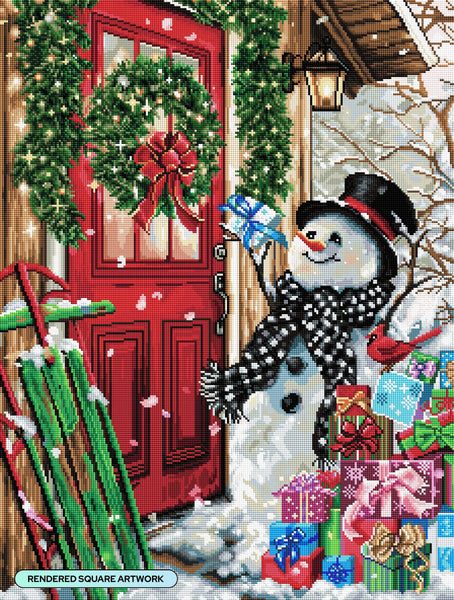 ダイヤモンドアートクラブ Country Christmas Gifts Country Christmas Gifts Diamond Painting Kit – Diamond Art Club