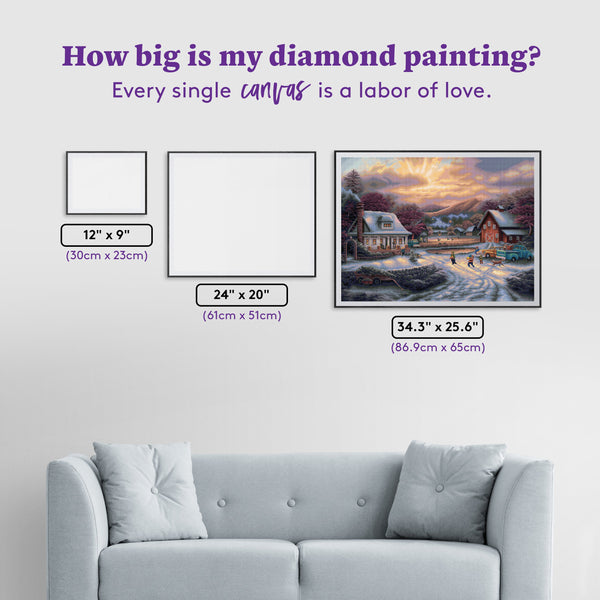 Country Holidays Diamond Painting Kit – Diamond Art Club