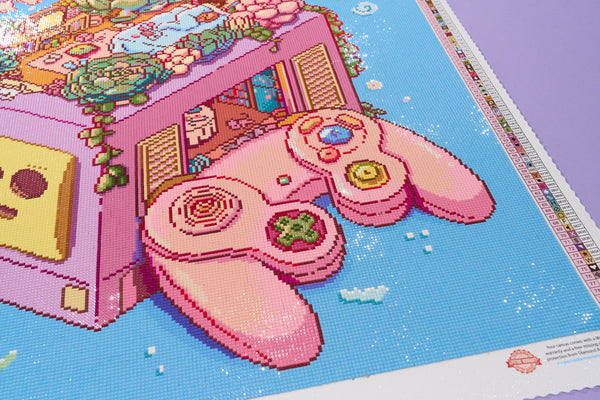 DACダイヤモンドアートキット「Cuddle Time」 Cuddle Cube Diamond Painting Kit – Diamond Art Club