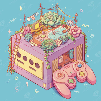 Diamond Painting Cuddle Cube 25.6" x 25.6" (65cm x 65cm) / Square With 82 Colors Including 2 ABs and 4 Fairy Dust Diamonds / 68,121