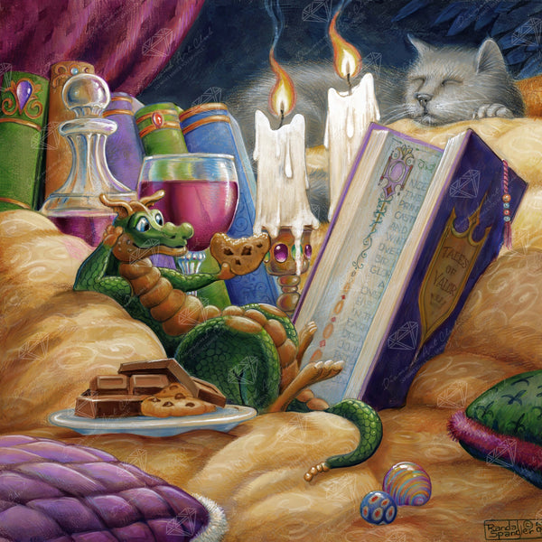 写真・グラフィック Diamond Art Club Curl Up with A GoodBook curl-up-with-a-good-book-